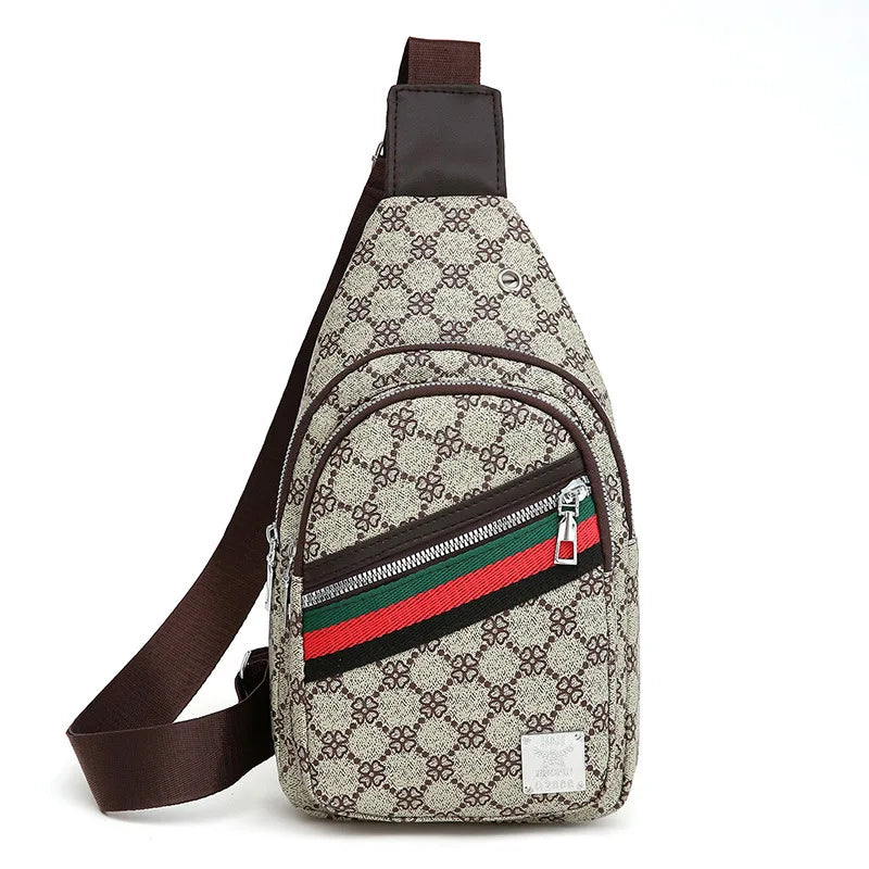 Bolso bandolera de moda con orificio para auriculares