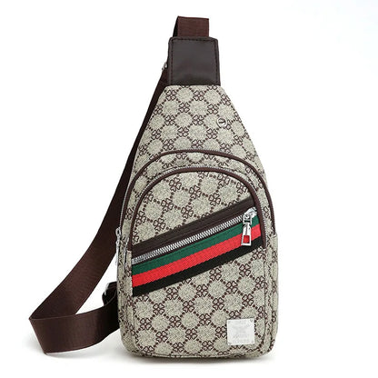 Bolso bandolera de moda con orificio para auriculares