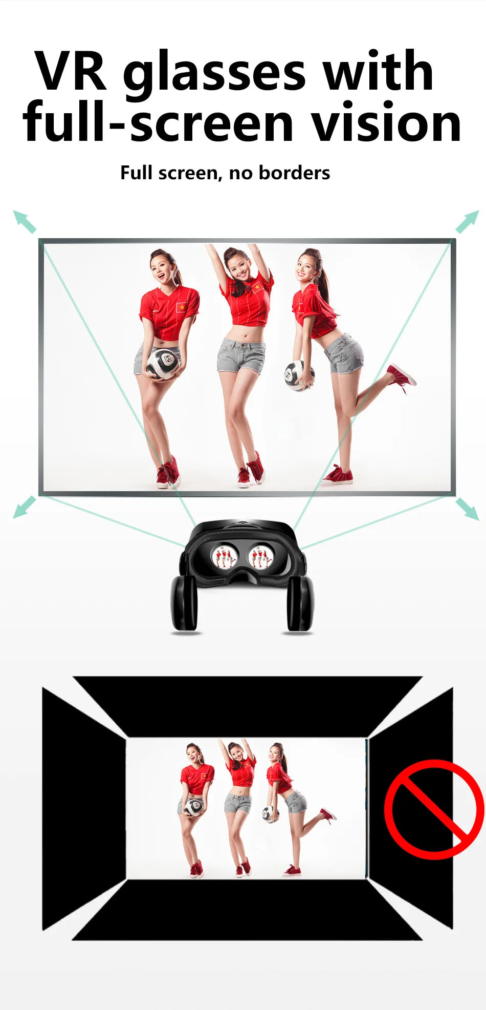 Gafas de realidad virtual 3D VR