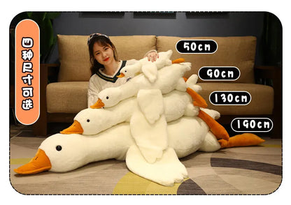 Pato gigante de peluche de ganso súper suave