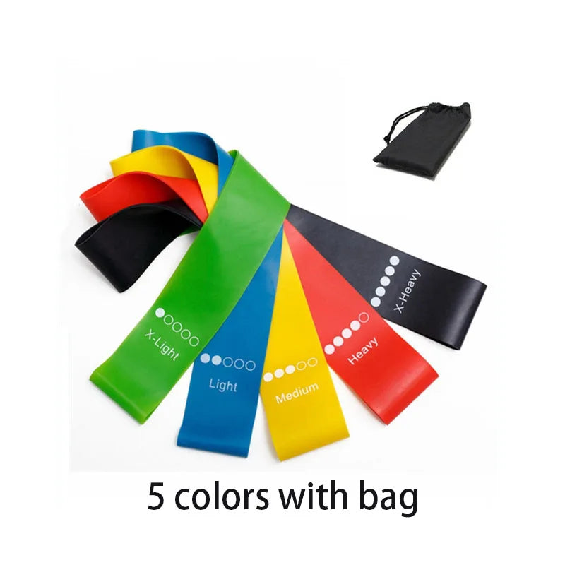 Bandas de resistencia de TPE, juego de fitness, bandas de bucle de goma, expansor de entrenamiento de fuerza, equipo de yoga y gimnasio, bucle de goma elástica.