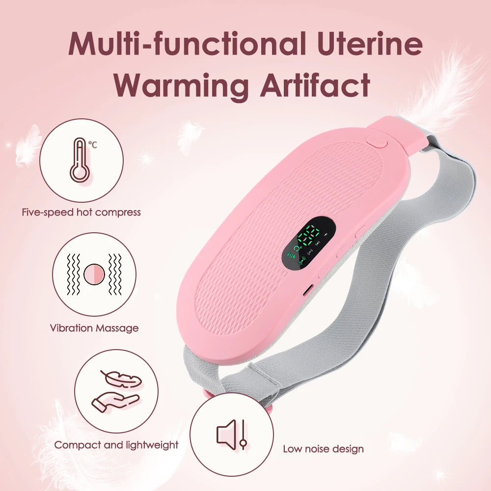Alivio del dolor menstrual con almohadilla térmica