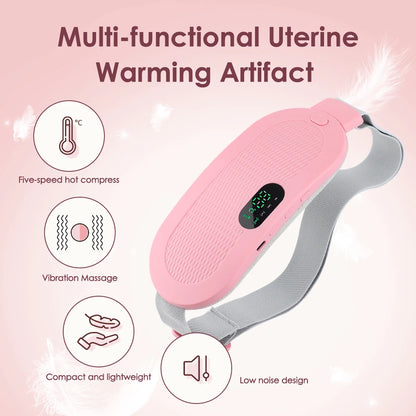 Alivio del dolor menstrual con almohadilla térmica