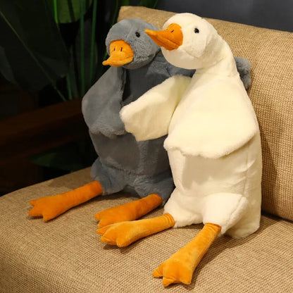 Pato gigante de peluche de ganso súper suave