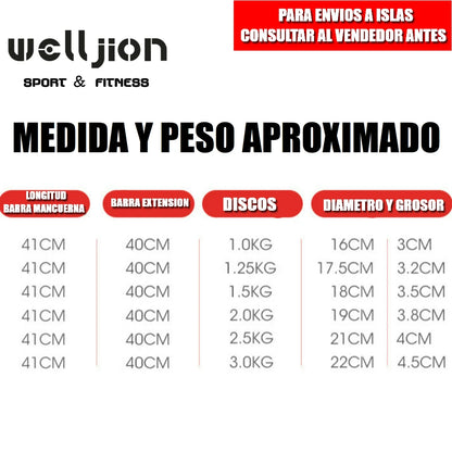 Pesas Pesas y Mancuernas Antideslizantes de Hierro Ajustable Interno-Mancuerna 10 kg 15 kg 20 kg 30 kg 40 kg 50 kg con Barra Ajustable y Bloqueo de Seguridad-Kit de Ejercicios de Gimnasio en Casa